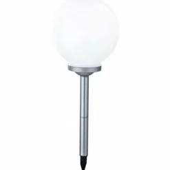 Lampes À Boules-Luminaires Globo Lighting lampe solaire Globo SOLAR LED Argenté, 4 lumières
