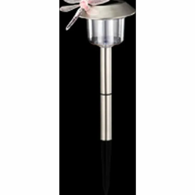 Luminaires Globo Lighting lampe solaire Globo SOLAR LED Acier inoxydable, 2 lumières, Changeur de couleurs