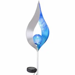 Luminaires Rustiques-Luminaires Globo Lighting lampe solaire Globo SOLAR LED Argenté, 1 lumière