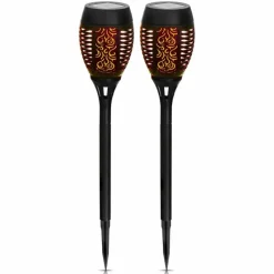 Luminaires Rustiques-Luminaires Globo Lighting lampe solaire Globo SOLAR LED Noir, 1 lumière