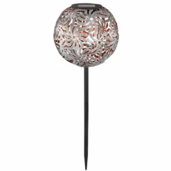 Lampes À Boules-Luminaires Globo Lighting lampe solaire Globo SOLAR LED Argenté, 1 lumière