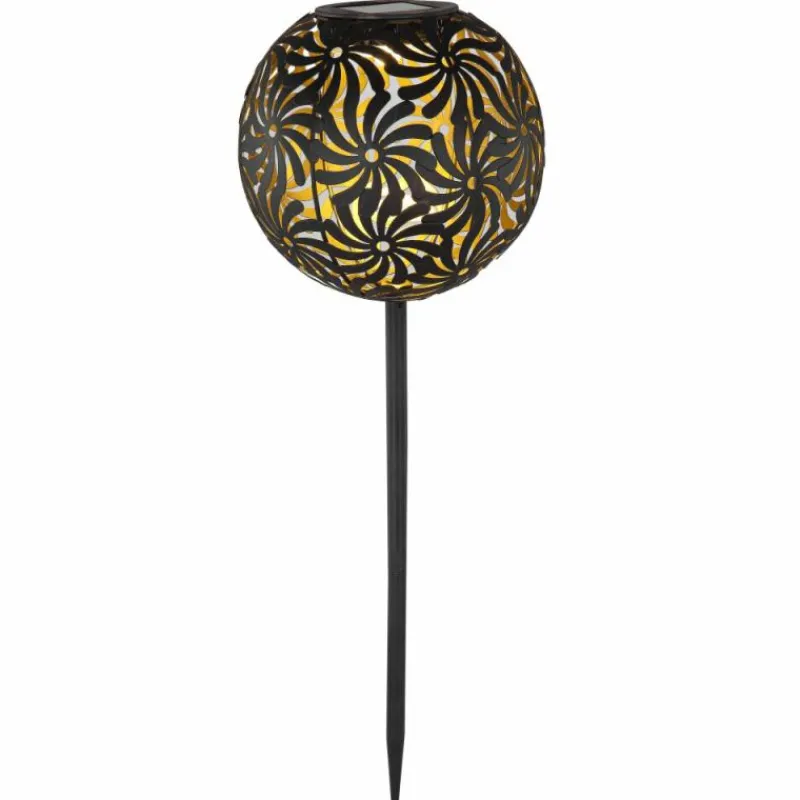 Luminaires Rustiques-Luminaires Globo Lighting lampe solaire Globo SOLAR LED Noir, 1 lumière