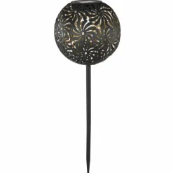 Luminaires Rustiques-Luminaires Globo Lighting lampe solaire Globo SOLAR LED Noir, 1 lumière