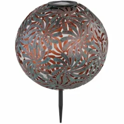 Luminaires Rustiques-Luminaires Globo Lighting lampe solaire Globo SOLAR LED Noir, 1 lumière