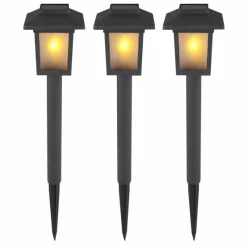 Luminaires Rustiques-Luminaires Globo Lighting lampe solaire Globo SOLAR LED Noir, 10 lumières