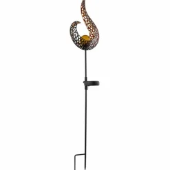 Luminaires Globo Lighting lampe solaire Globo SOMMES LED Noir, 1 lumière