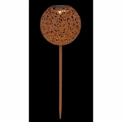 Luminaires Orientaux-Luminaires Globo Lighting Lampe solaire Globo SUNI LED Rouille, 1 lumière