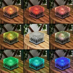 hofstein lampe solaire Gressela LED Noir, Blanc, 1 lumière, Changeur de couleurs