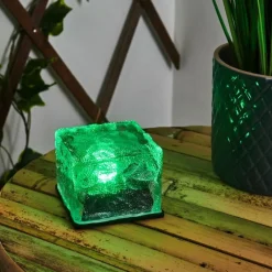 hofstein lampe solaire Gressela LED Noir, Blanc, 1 lumière, Changeur de couleurs