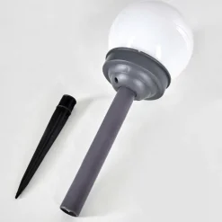 hofstein Lampe solaire Hakon LED Gris, 1 lumière