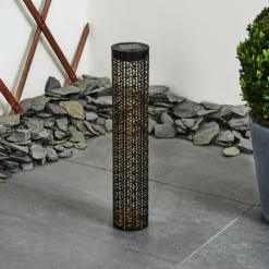 Lampes Dorées-hofstein lampe solaire Hankinson LED Or, Noir, 1 lumière