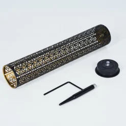 Lampes Dorées-hofstein lampe solaire Hankinson LED Or, Noir, 1 lumière