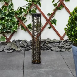 Lampes Dorées-hofstein lampe solaire Hankinson LED Or, Noir, 1 lumière