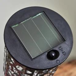 hofstein lampe solaire Hankinson LED Noir, Argenté, 1 lumière