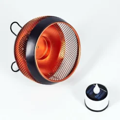 Luminaires Orientaux-Lampe solaire Harimal LED Cuivre, Noir, 1 lumière