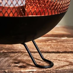 Luminaires Orientaux-Lampe solaire Harimal LED Cuivre, Noir, 1 lumière