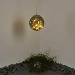 hofstein lampe solaire Horsens LED Blanc, 1 lumière