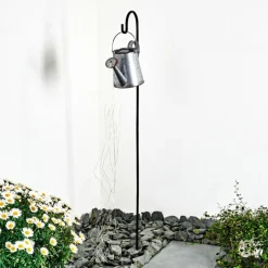 Lampes Vintages & Rétros-hofstein lampe solaire Isernia LED Noir, 80 lumières