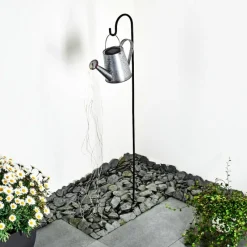 Lampes Vintages & Rétros-hofstein lampe solaire Isernia LED Noir, 80 lumières