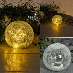 hofstein lampe solaire Jurmala LED Transparent, 1 lumière