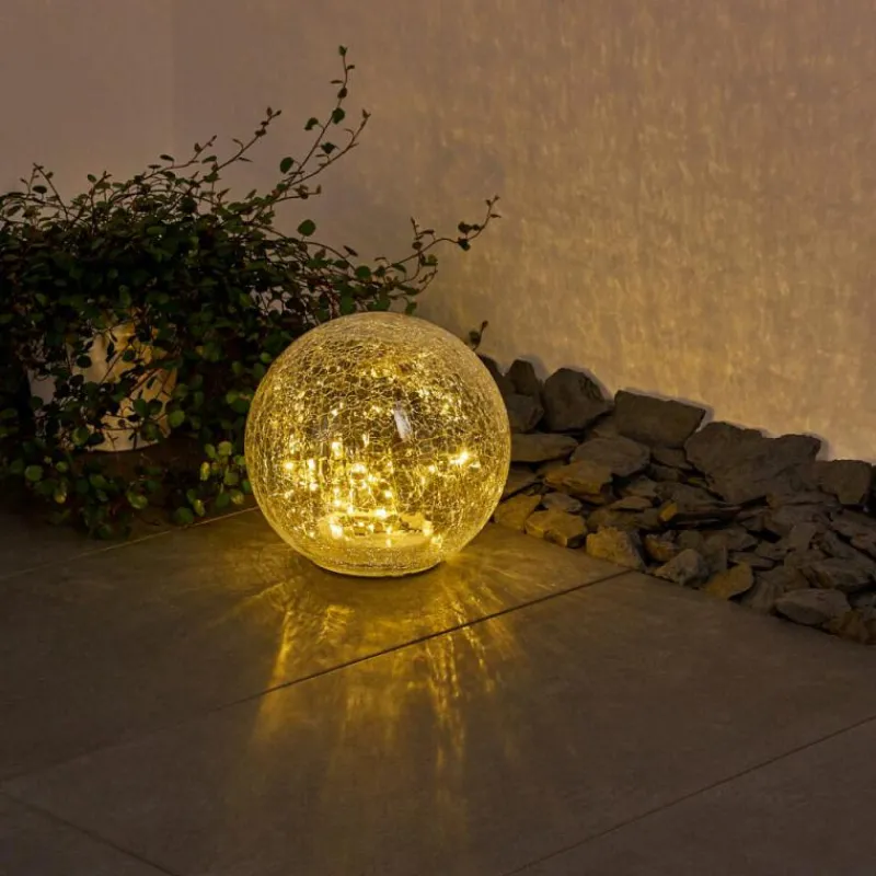 Lampes À Boules-hofstein lampe solaire Jurmala LED Clair, 1 lumière