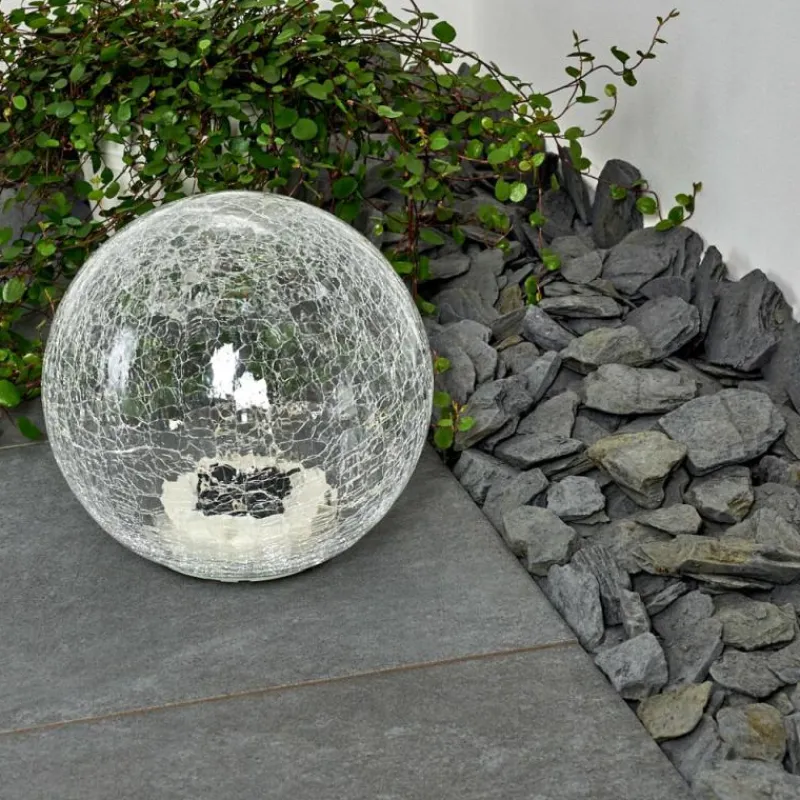 Lampes À Boules-hofstein lampe solaire Jurmala LED Clair, 1 lumière