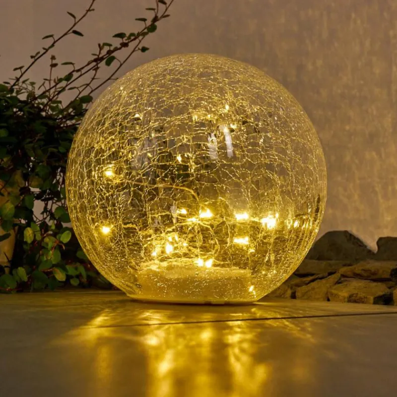 Lampes À Boules-hofstein lampe solaire Jurmala LED Clair, 1 lumière