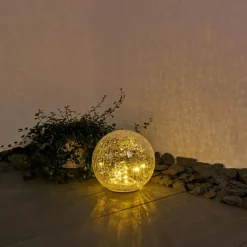 Lampes À Boules-hofstein lampe solaire Jurmala LED Clair, 1 lumière