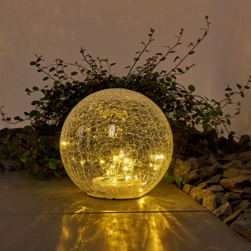 Lampes À Boules-hofstein lampe solaire Jurmala LED Clair, 1 lumière