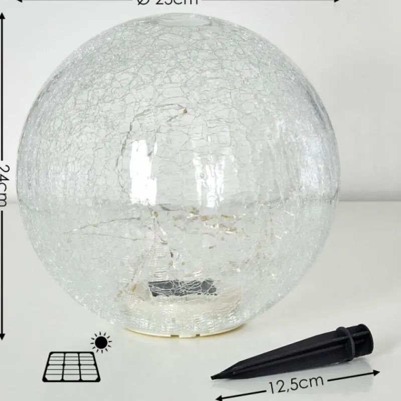 Lampes À Boules-hofstein lampe solaire Jurmala LED, 1 lumière