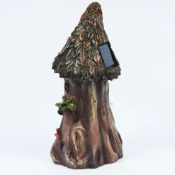 Luminaires Rustiques-hofstein lampe solaire Katiao LED Bleu, Brun, Orange, 1 lumière