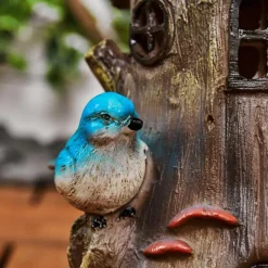 Luminaires Rustiques-hofstein lampe solaire Katiao LED Bleu, Brun, Orange, 1 lumière