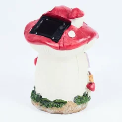 Luminaires Rustiques-hofstein lampe solaire Katiao LED Brun, Orange, Rose, Rouge, 1 lumière