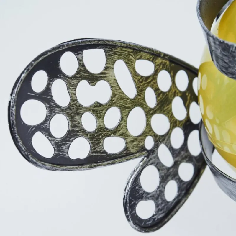 Luminaires Rustiques-hofstein lampe solaire Korro LED Noir, Argenté, 1 lumière