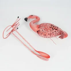 Luminaires Rustiques-hofstein lampe solaire Korro LED Rose, Noir, 1 lumière