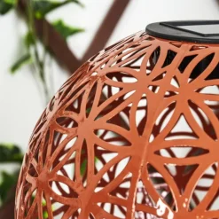 hofstein lampe solaire Leonard LED Rouge, Noir, 1 lumière