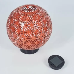 hofstein lampe solaire Leonard LED Rouge, Noir, 1 lumière