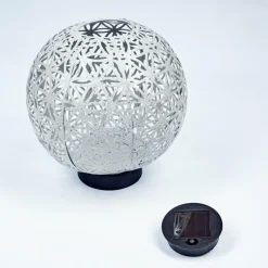 hofstein lampe solaire Leonard LED Noir, Blanc, 1 lumière