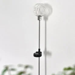 hofstein lampe solaire Liberec LED Argenté, 1 lumière, Changeur de couleurs