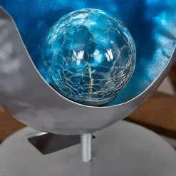 hofstein lampe solaire Londrina LED Bleu, Argenté, 1 lumière