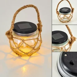 hofstein Lampe solaire Maastricht LED Clair, 1 lumière