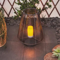 hofstein lampe solaire Mendola LED Gris, 1 lumière