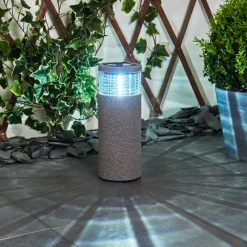 hofstein lampe solaire Mesabolo LED Gris, Noir, 1 lumière