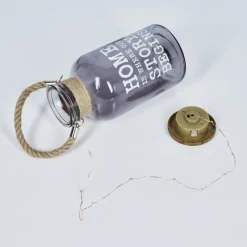 Suspension Verre Fumé-hofstein lampe solaire Moliitsi LED Brun, Fumée, 10 lumières