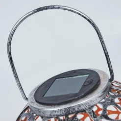 hofstein lampe solaire Moreland LED Cuivre, Noir, Argenté, 1 lumière