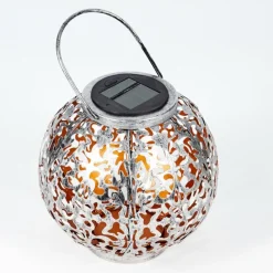 Lampes À Boules-hofstein lampe solaire Moreland LED Cuivre, Noir, Argenté, 1 lumière