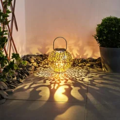 Lampes À Boules-hofstein lampe solaire Moreland LED Cuivre, Noir, Argenté, 1 lumière