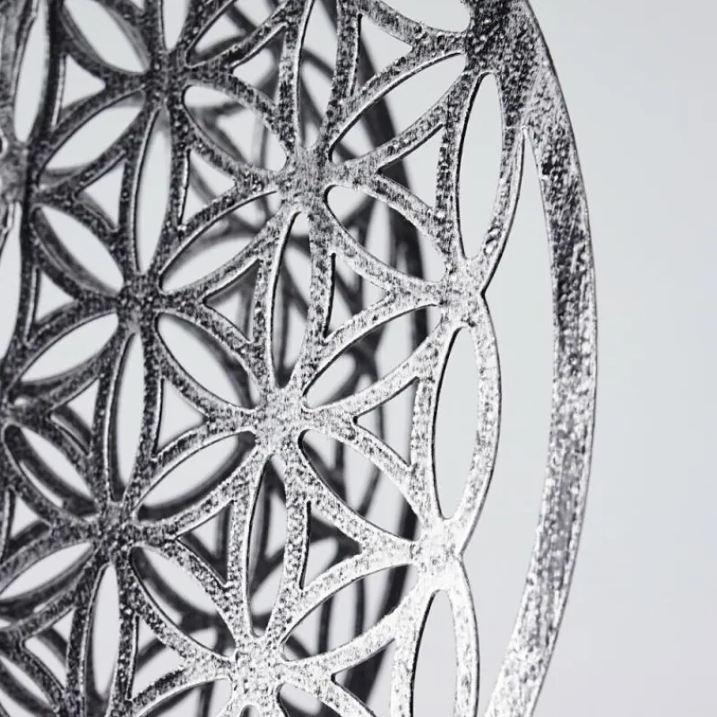 Luminaires Orientaux-hofstein lampe solaire Mésan LED Noir, Argenté, 1 lumière