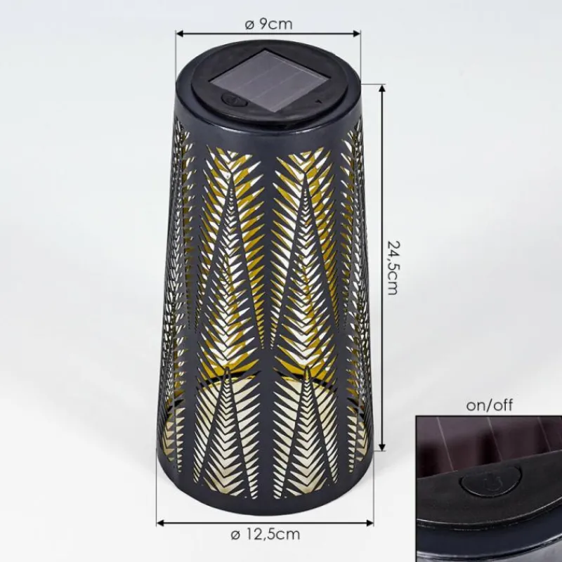 Luminaires Orientaux-hofstein lampe solaire Météo, 1 lumière