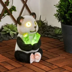 Luminaires Rustiques-hofstein lampe solaire Pandia LED Vert, Rose, Noir, Blanc, 2 lumières